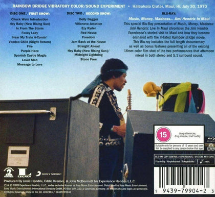 Jimi Hendrix: Live in Maui (CD.).