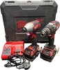Milwaukee Combi Drill 18V 2 x 4.0Ah Li-Ion