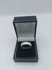 9k White Gold promise ring "forever & Always" engraved inside 9.1G Hallmarked(375)&Tested Size V
