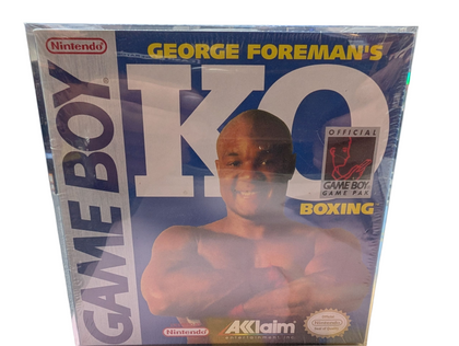 Nintendo Game Boy George Foreman’s KO Boxing SEALED
