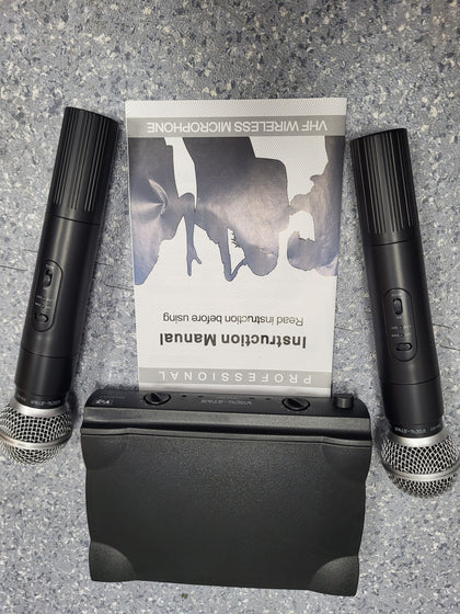 Vocal-Star WM-880 Professional VHF Twin Wireless Microphone Kit