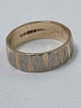 9ct Yellow & White Gold Patterned Ring - Size O - 3.50 Grams