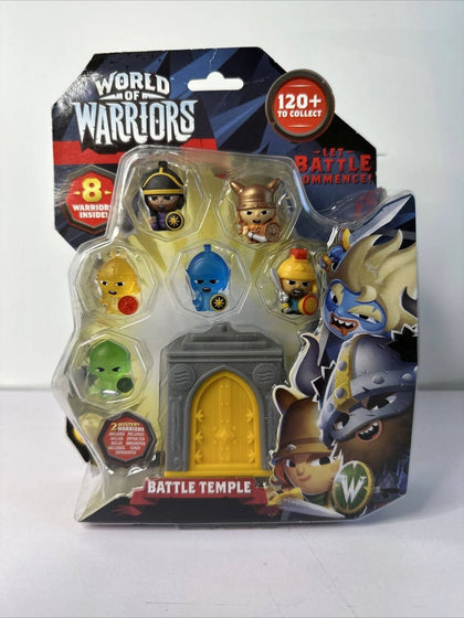 World of Warriors Collectible Figures (Pack of 8).