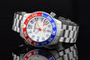 aragon watch blue red SII NH35 Date with 24 Jewels