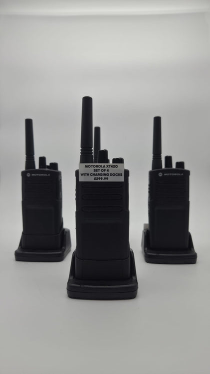 Motorola XT420 Two-Way Radios [SET OF 4]