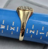 9ct Gol;d Signet Ring with Stones Size "Y"