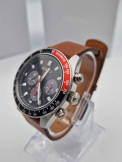 Seiko Prospex Speedtimer SSC915 Solar Chronograph Men's Watch - Boxed With Leather Strap