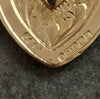 "William Hair Haseler" 1926 9ct Gold Reversible Shield Fob "Unengraved"