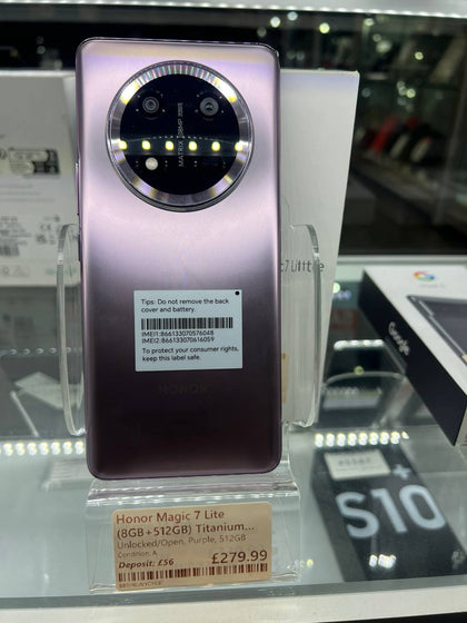 Honor Magic 7 Lite (8GB+512GB) Titanium Purple