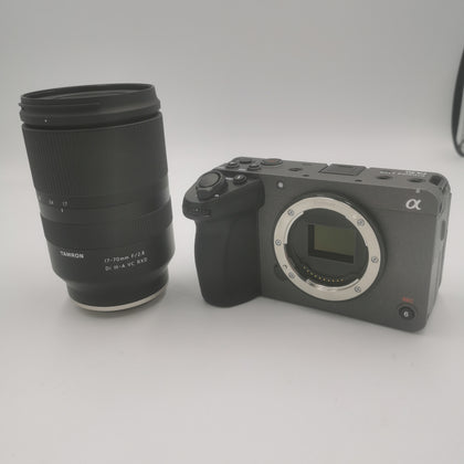 Sony FX30 Cinema Line Camera Body 27MP & Tamron 17-70MM F/2.8 Lens - Battery and Charger Included - Unboxed