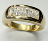 14ct yellow gold ring Size N 1/2