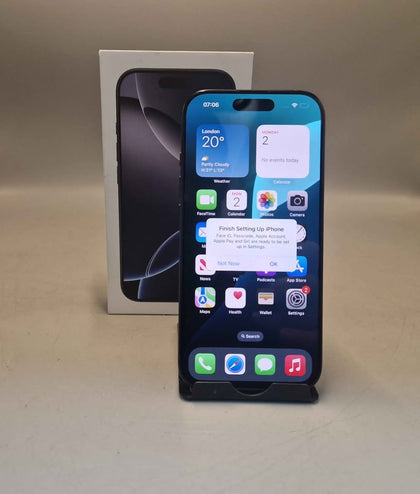 Apple iPhone 16 Pro 128gb Black Titanium, UNLOCKED