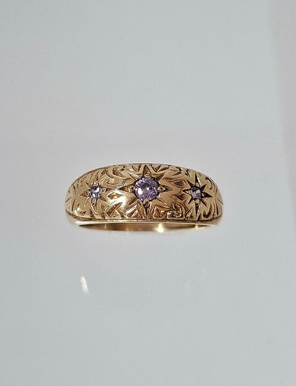 9 Carat Gold Ring Size Q/R
