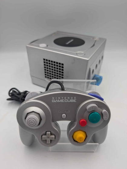 GameCube Console, Platinum, (No Game) + Memory Card