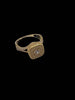 18ct Yellow Gold Ring Covered In Stones (Not DIA) - 4.25 Grams - Size Q