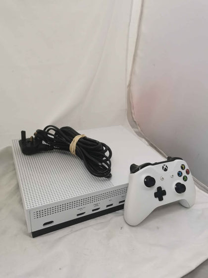 Xbox One S Console, 500GB, White, Unboxed- Game Pad Battery Only
