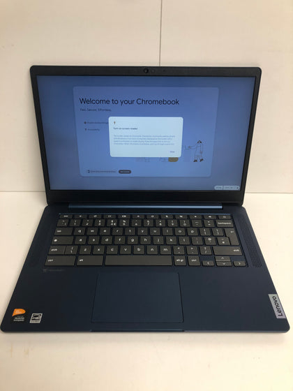 Lenovo IdeaPad Slim 3 Chromebook Blue 24 Month Warranty