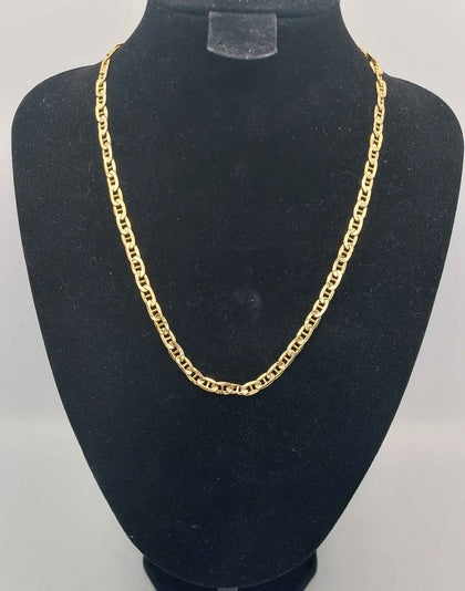 9ct 375 Yellow gold chain box link style 18