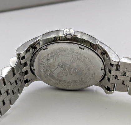 Vivienne Westwood time machine watch Quartz stainless steel bracelet With Box and instructions.