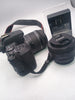 Canon EOS Rebel SL3 DSLR Camera with 18-55mm Lens Black & a 50mm lens