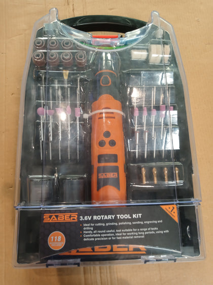 Saber Rotary Tool Kit 3.6V