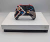 Xbox One X 500GB Console, White - Includes 1x Abstract Glitch Print Controller - Unboxed
