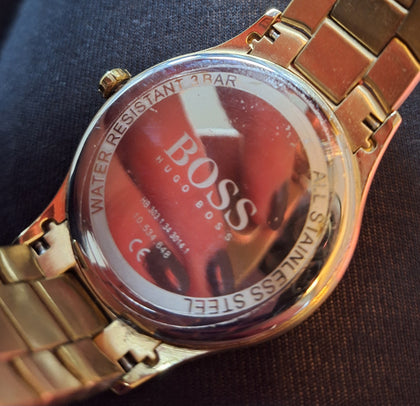 ** Easter Sale ** Hugo Boss 1513521 Governor Men's Watch Gold 44mm