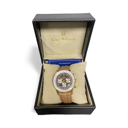 Krug-Baumen Air Traveller Diamond Watch