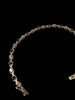 9ct Yellow Gold Bracelet With CZ Stones - 8" Long - 6.11 Grams