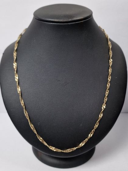 Gold Necklace 375 9ct 2.7G 18'' in Length