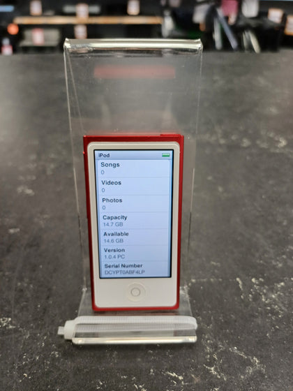 Apple iPod Nano 7th Generation 16GB -  (PRODUCT) Red, B