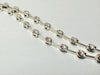 18ct white gold and diamond bracelet 7"