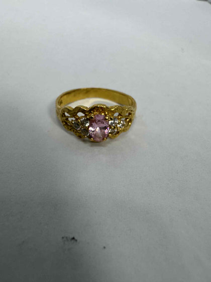 22ct gold ring (size K) (3.54g)