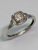 SILVER 925 DIAMOND RING