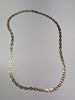 9ct gold square link chain