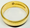 22ct Yellow Gold Wedding Band Ring Size N 1/2