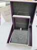 Entwine 9ct White Gold Diamond Heart Pendant