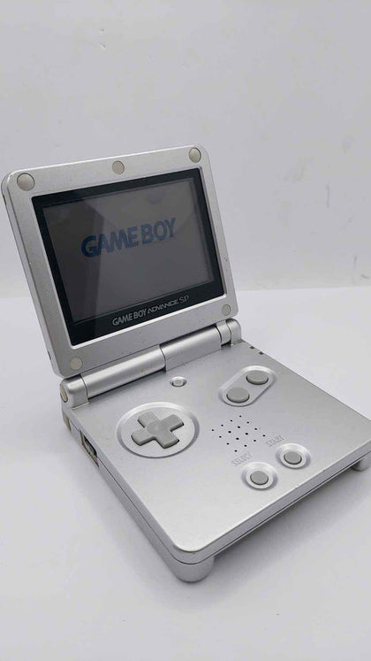 Nintendo Gameboy SP Advance Retro Handheld Gaming Console - Silver - Unboxed.