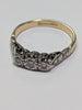 18CT & Platinum Ring - Size M 1/2