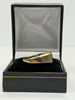 14ct Gents Gold Garnet Ring, Red stone ( Size O ) 6.59g - ** Hallmarked **
