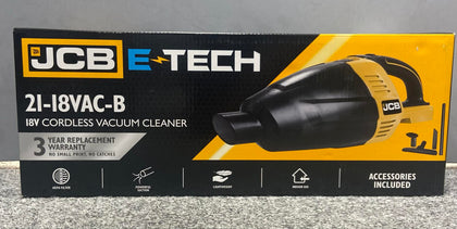 JCB Tools JCB 18V Handheld Vacuum Cleaner | 21-18VAC-B - Bare Unit