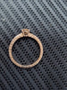 14CT Rose Gold stone ring