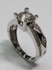 14CT WHITE GOLD CZ RING SIZE M PRESTON STORE