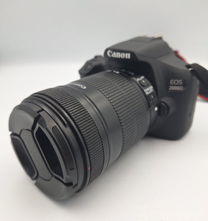 CANON EOS 2000D DSLR Camera with EF-S 18-55 mm f/3.5-5.6 III & EF 75-300 mm f/4-5.6 III Lens unboxed
