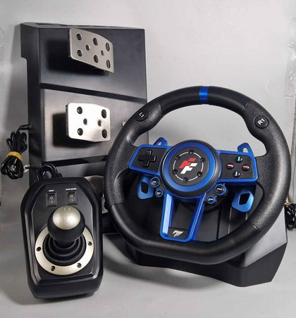 Flashfire F111 Racing Wheel w/Wheel,Pedals+ H-Shifter, B (Multiplatform)