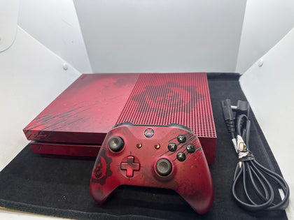 Microsoft Xbox One S Gears of War 4 Limited Edition 2TB Crimson Red Console