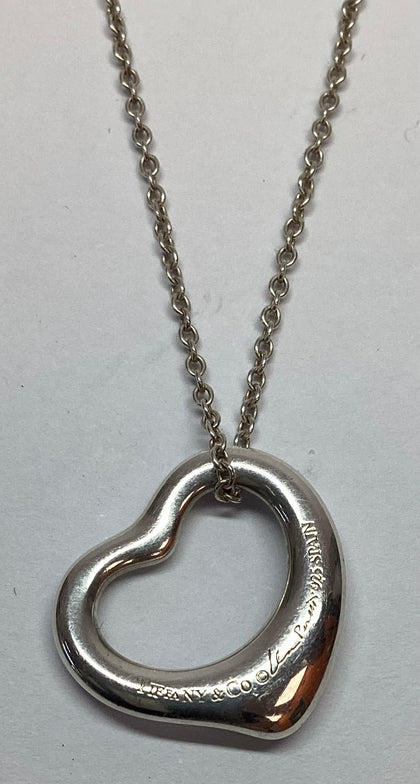 Tiffany & Co Silver Heart Necklace
