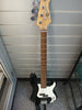 Gear4Music Electric Bass Guitar Black ** Perfect For Beginners **