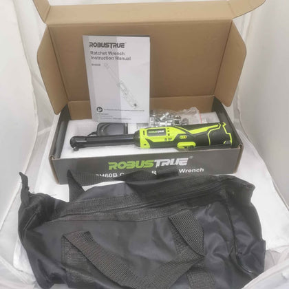 Robustrue 21V Ratchet Wrench with 2 * 2.0Ah Battery Boxed
