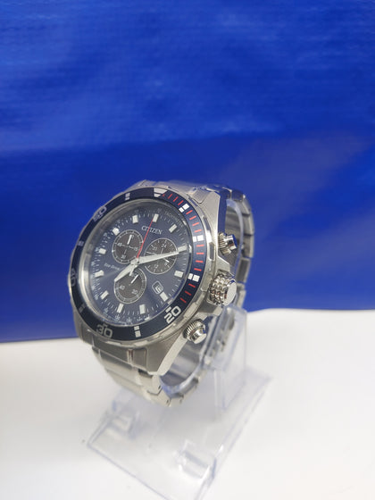 Citizen H500 Eco-Drive Chronograph Divers Watch - Steel Bracelet - Boxed With Spare Links - Excellent Condition.